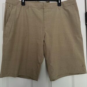 Hang Ten Tan Flat Front Shorts Casual